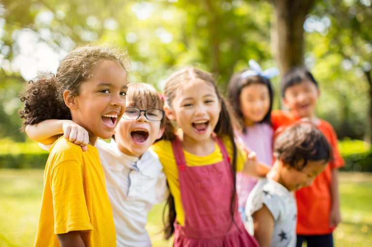 group of kids in spring branch, tx