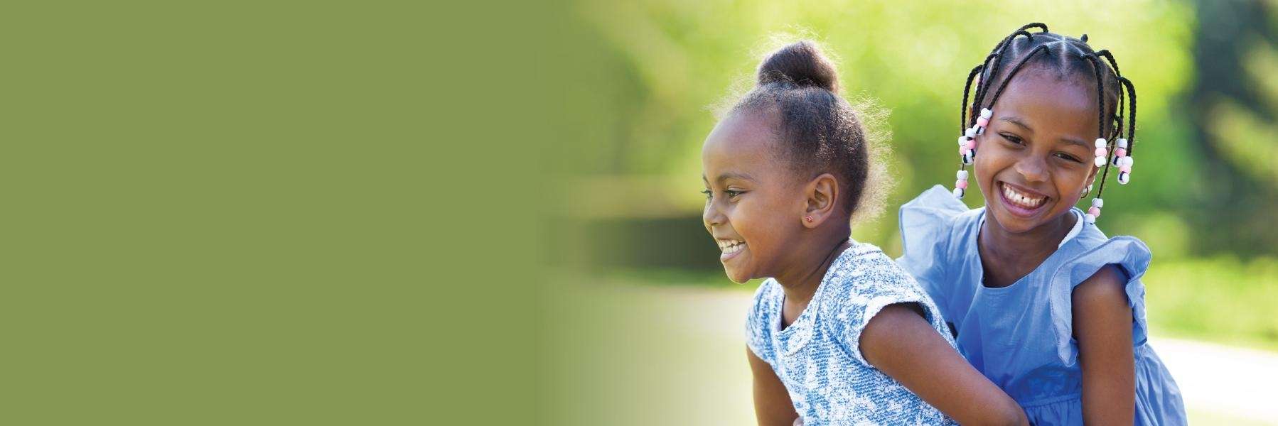 pediatric dentist spring branch | siblings smiling